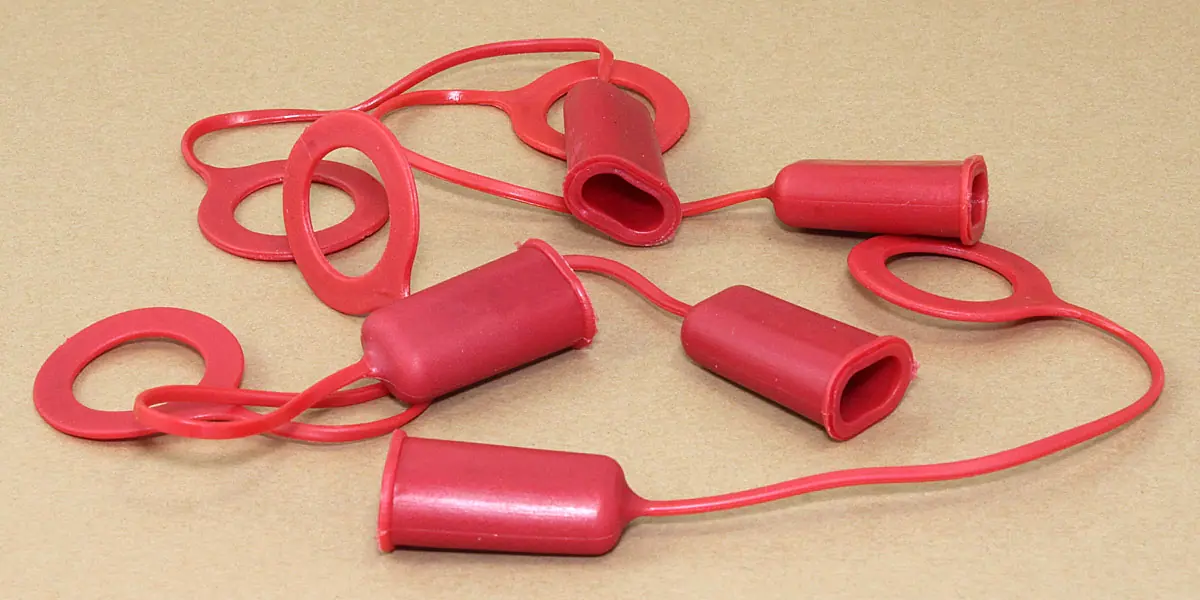 Lot de 5 Bouchons Rouges pour Bouteille de Colle GluBot 16oz FASTCAP