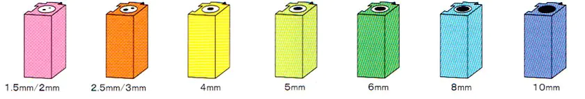 Porte-Clé Allen Emboîtable 1.5 et 2 mm ASAHI Porte-Clé Allen Emboîtable 1.5 et 2 mm ASAHI