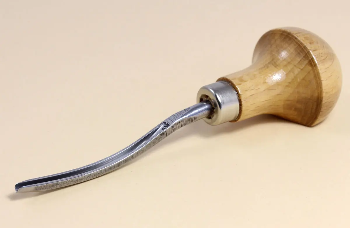 Outil de Micro Sculpture Courbé Coupe 11 - 4 mm STUBAI