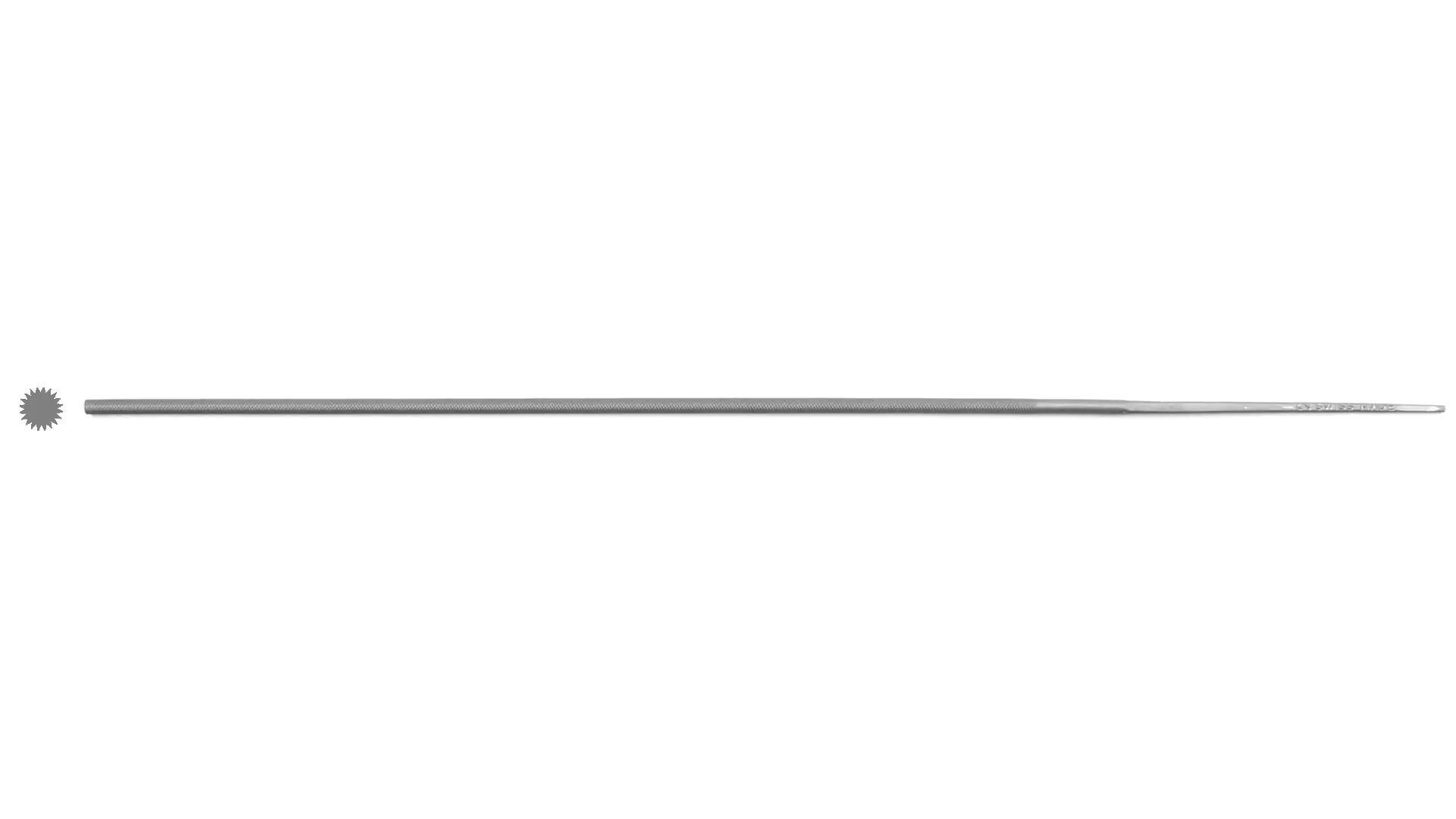 Lime Aiguille Ronde Cylindrique Longueur Totale 205mm Longueur de coupe 150mm D = 2.4mm VALLORBE