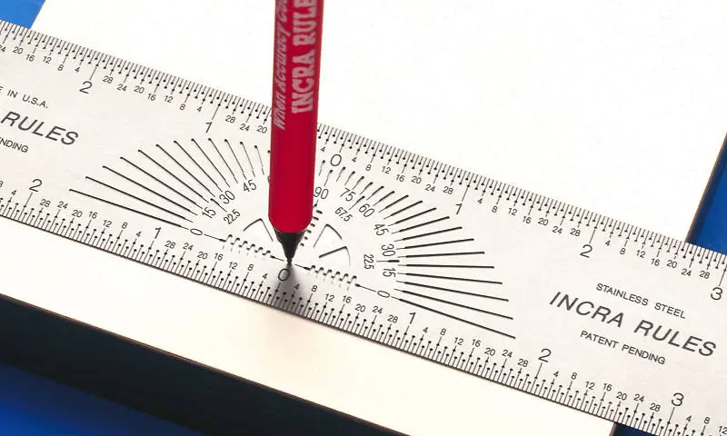 Règle de Centrage INCRA 300 mm