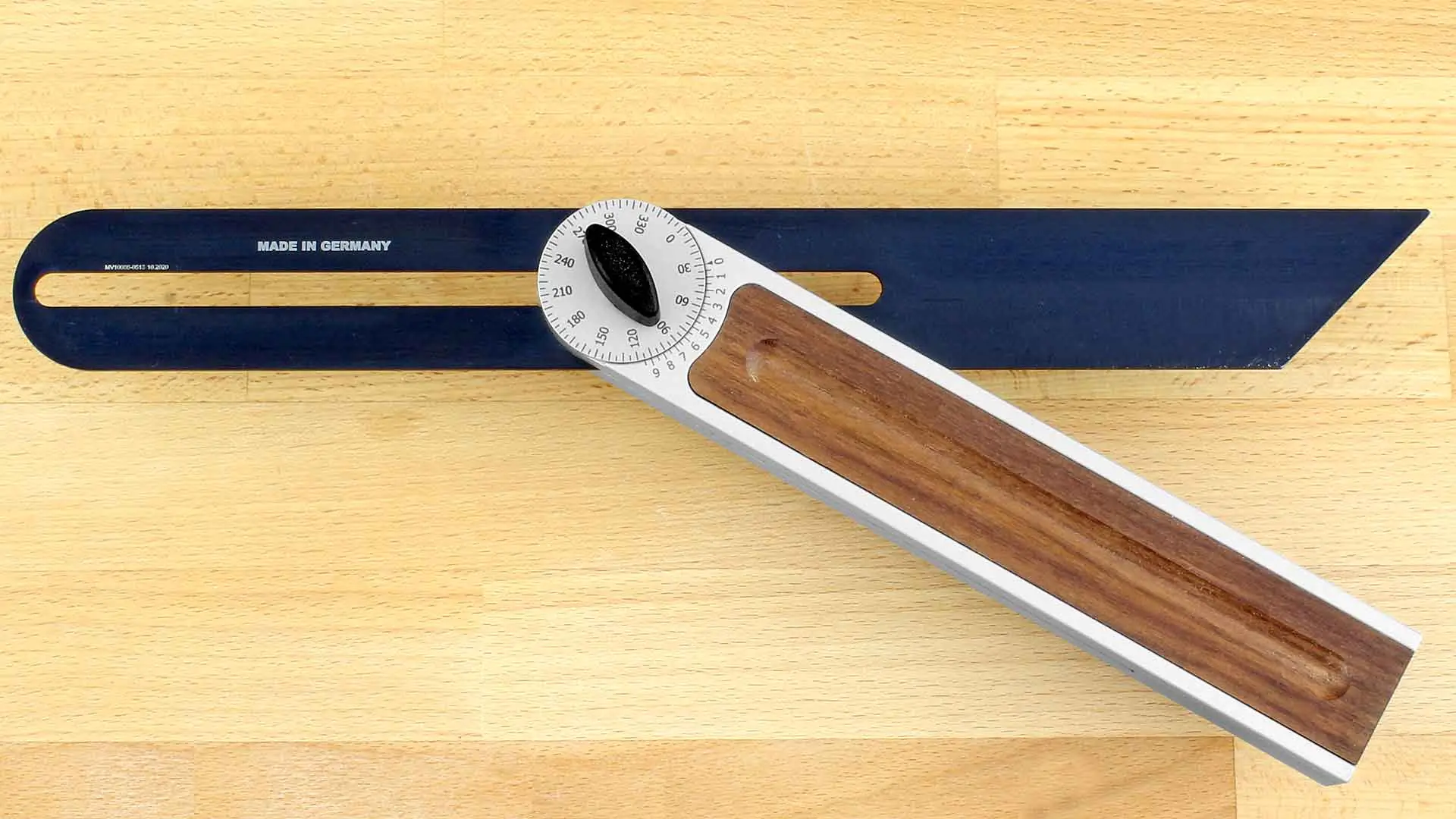 Fausse Équerre de précision de 330mm avec échelle d'angle Alu-Line ULMIA