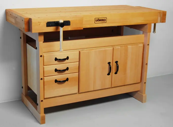 Etabli Scandi Plus 1425 avec Rangements pour outils SM03 SJOEBERGS