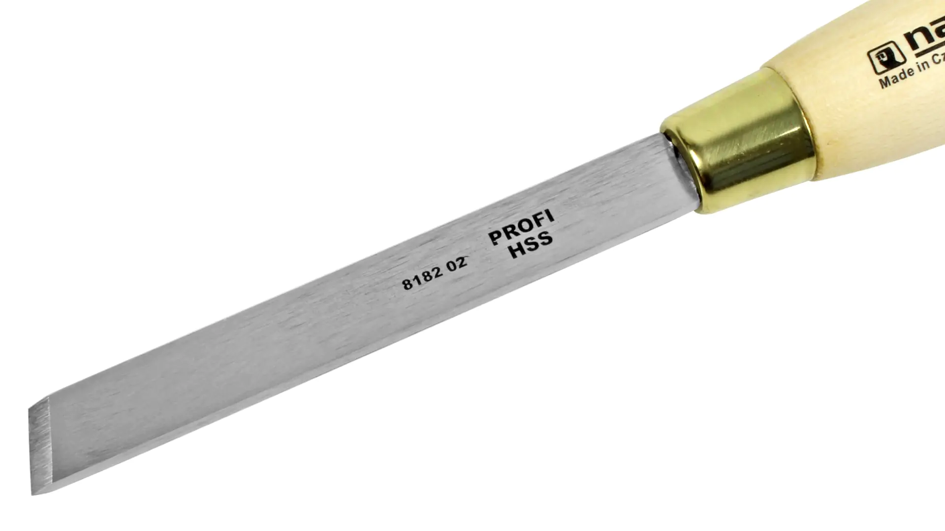 Ciseau à Bois Droit 18mm avec Tranchant Oblique NAREX