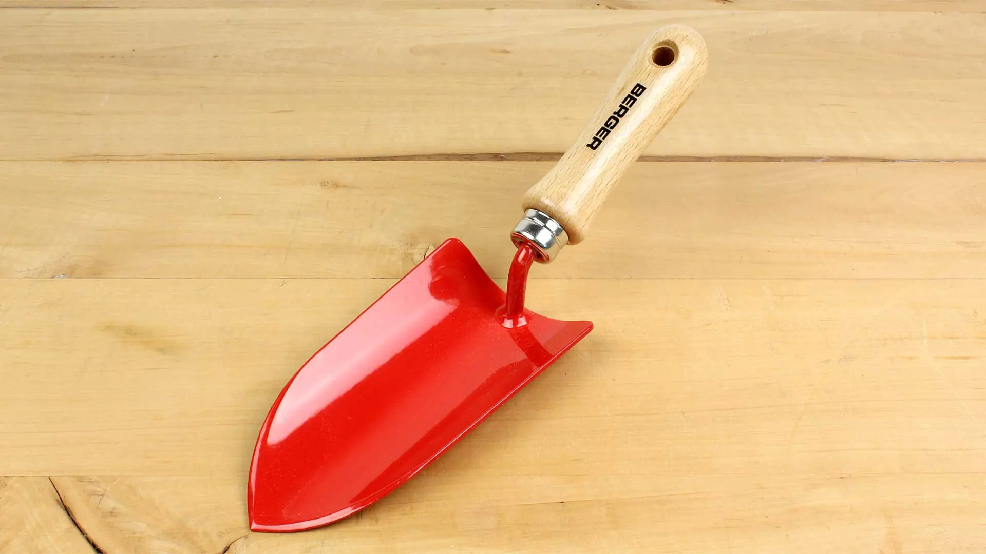 Truelle avec Plateau Large et Poignée en Bois Longueur Totale 305 mm BERGER