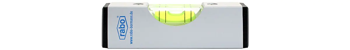 Niveau à Bulle en Aluminium de Précision 100mm RABO