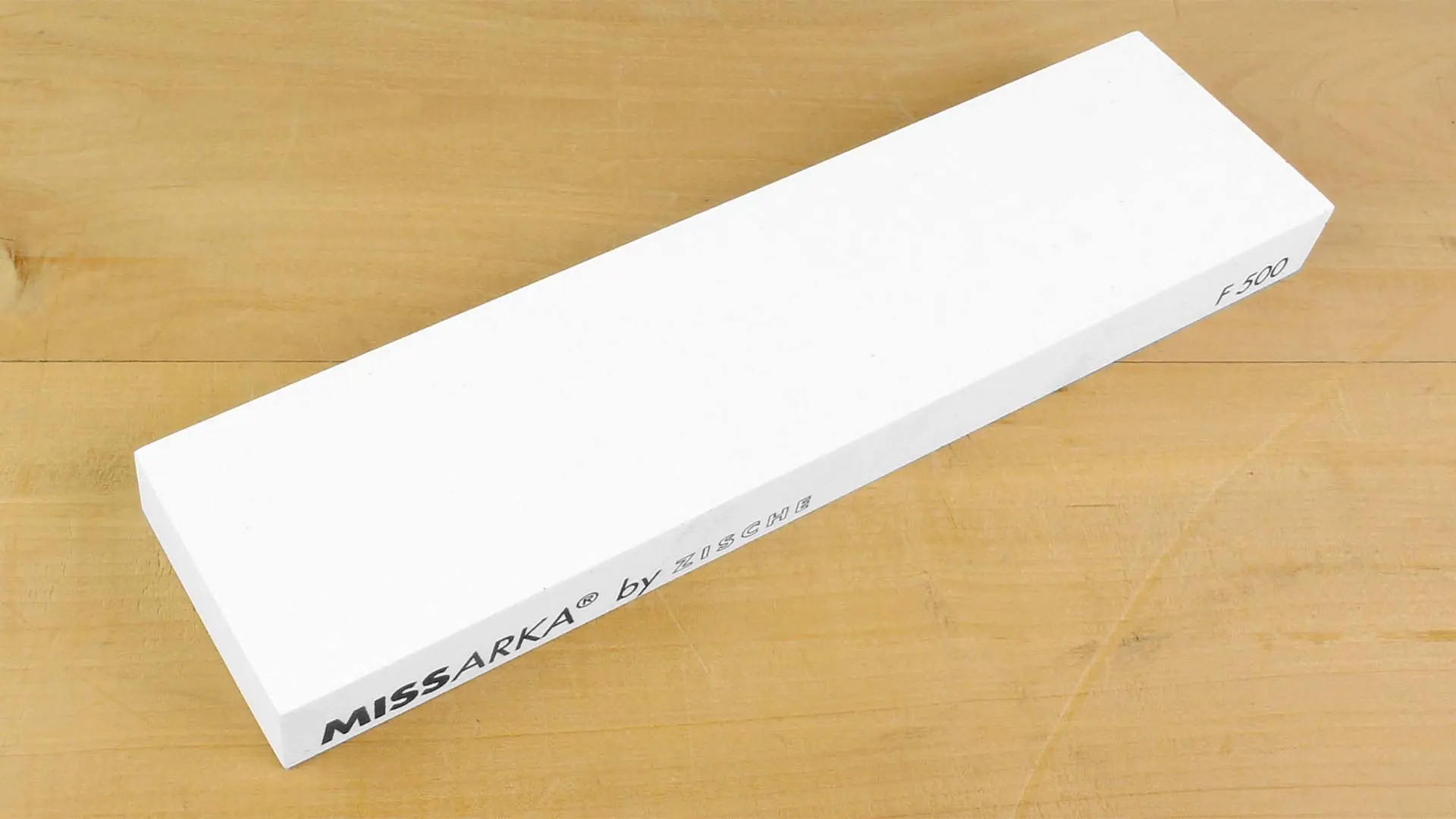 Pierre à aiguiser Missarka Blanche grain de 500. Taille 200 x 50 x 16 mm