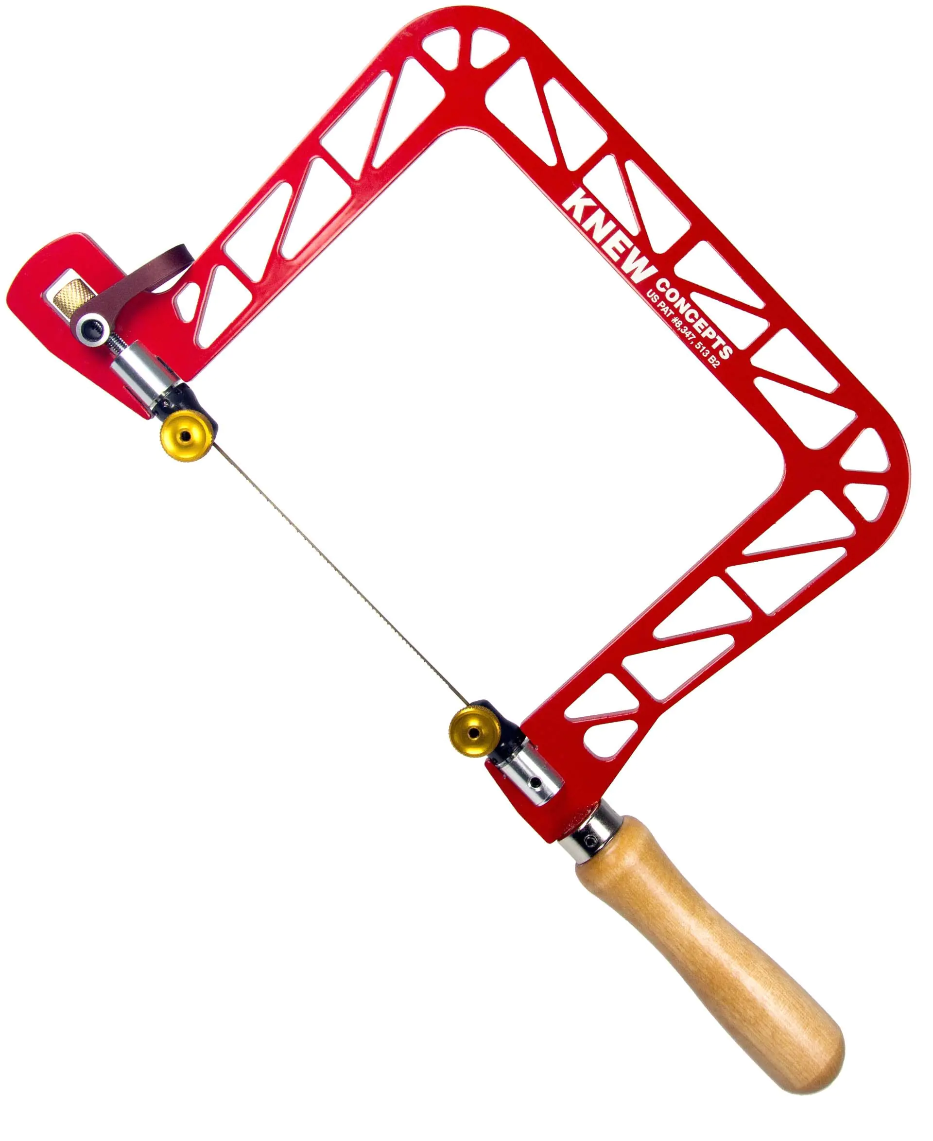 MK IV Scie à Chantourner Robuste avec Levier à Came et Lame Pivotante à 360° Hauteur du Cadre 5 pouces - 125 mm KNEW CONCEPTS