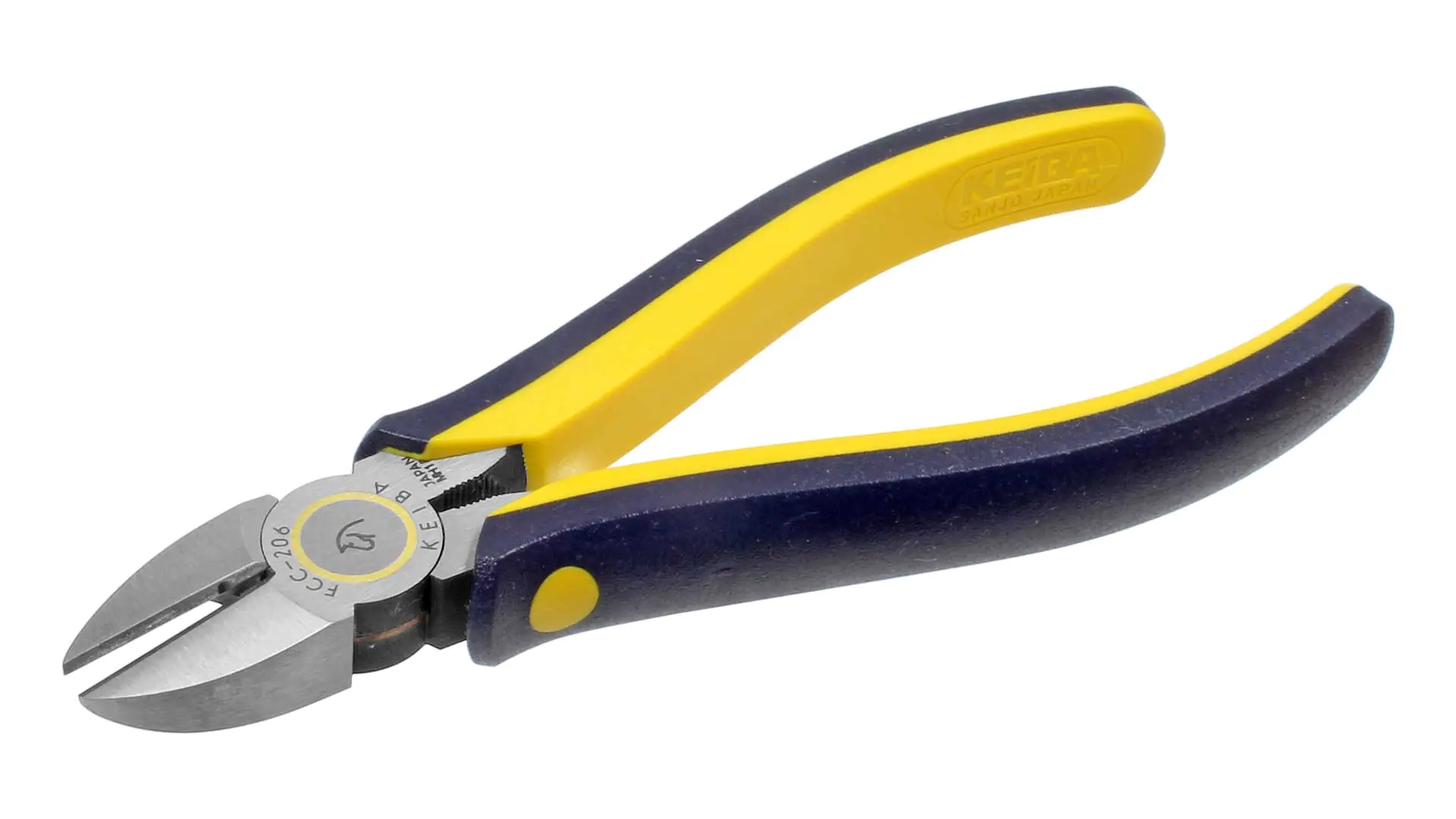Pince Coupante Latérale Manche Bi-Matière Longueur Totale 163 mm Série Haute Qualité KEIBA