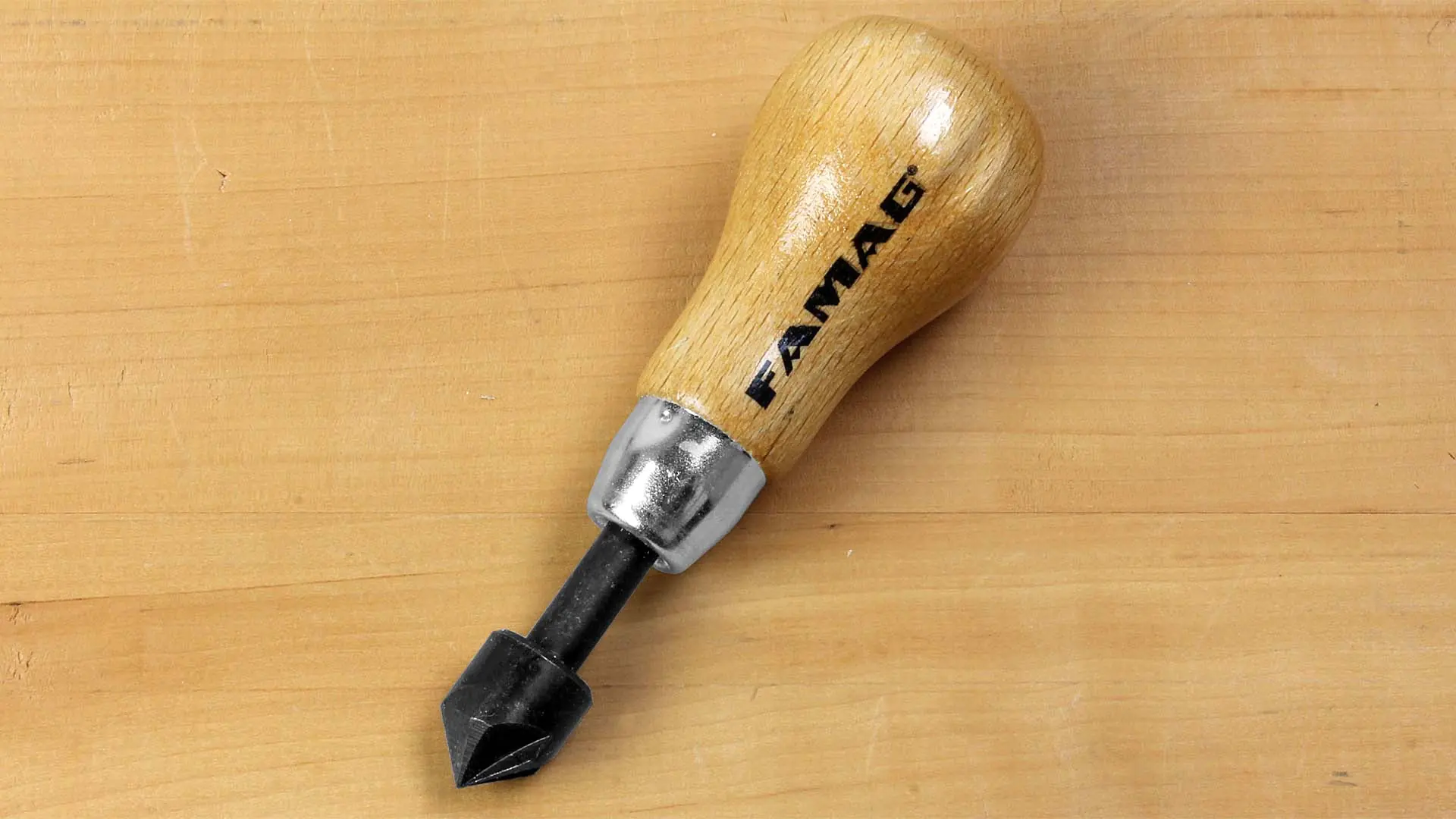 Fraise Conique avec Poignée en Bois 16mm FAMAG