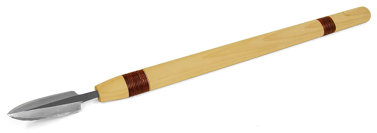 Yari-Ganna Lame en Acier Bleui Légèrement Incurvée 90 x 32 mm Longueur Totale 745 mm TASAI Yari-Ganna Lame en Acier Bleui Légèrement Incurvée 90 x 32 mm Longueur Totale 745 mm TASAI