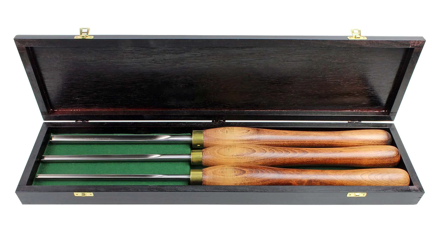 Coffret de Gouges de Bol 3 pièces dans une boîte en bois CROWN