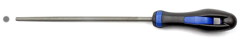 Lime Ronde avec Poignée Ergonomique Coupe n°2 Longueur de Coupe 200 mm AJAX