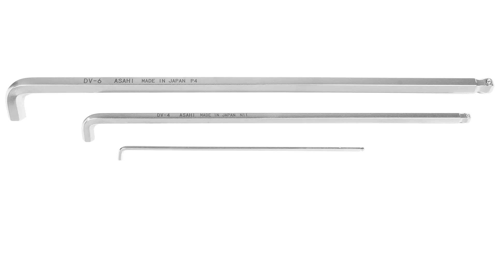 Clé coudée ASAHI avec tige extra courte et fonction de maintien des vis Clé coudée ASAHI avec tige extra courte et fonction de maintien des vis