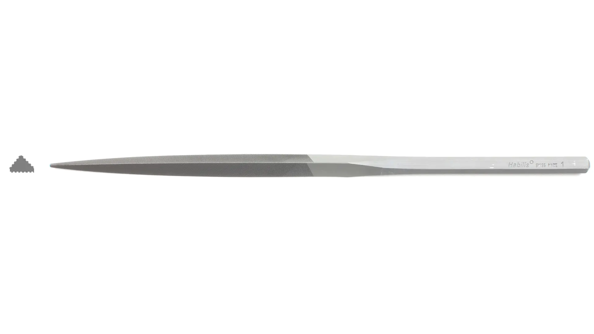 HABILIS-Lime Triangulaire Coupe Suisse 1 215x9.4x9.4mm