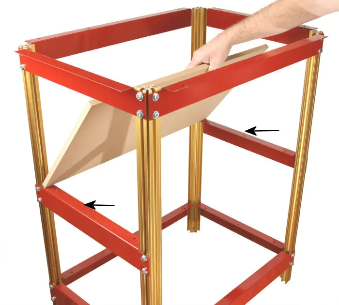 INCRA Tablettes pour Support de Table de de Défonceuse INCRA