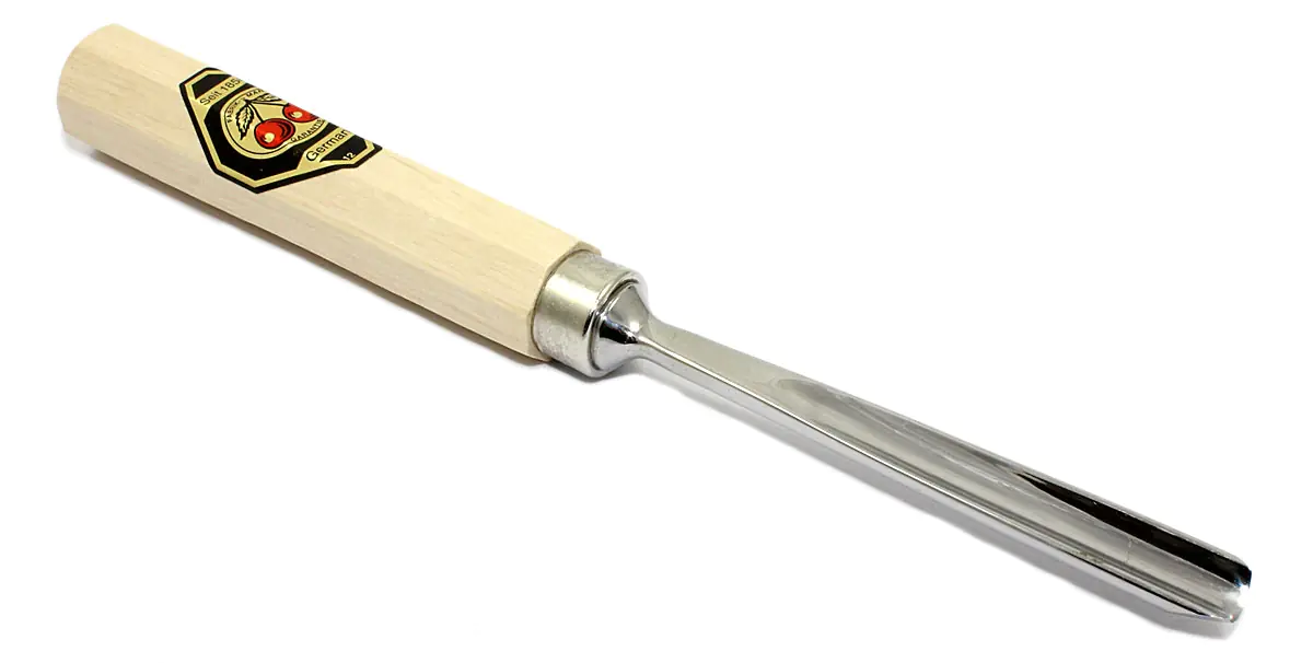 Ciseau à gouge, courbure 8, droit Ciseau à gouge, courbure 8, droit