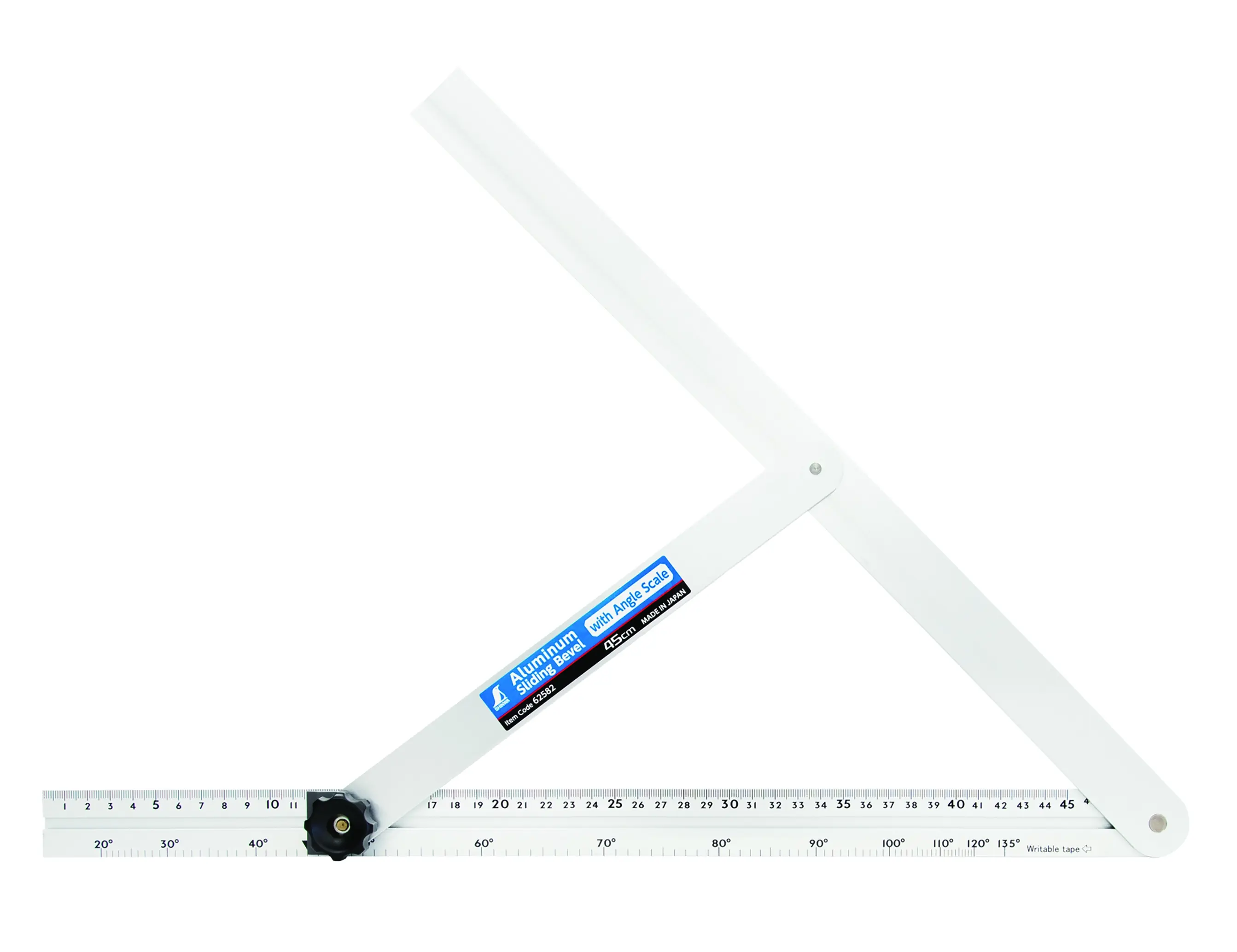 Fausse Équerre Coulissante en Aluminium 45cm SHINWA