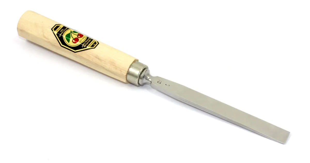 Ciseau à bois Stich 1, affûté droit (biseau unilatéral) Ciseau à bois Stich 1, affûté droit (biseau unilatéral)