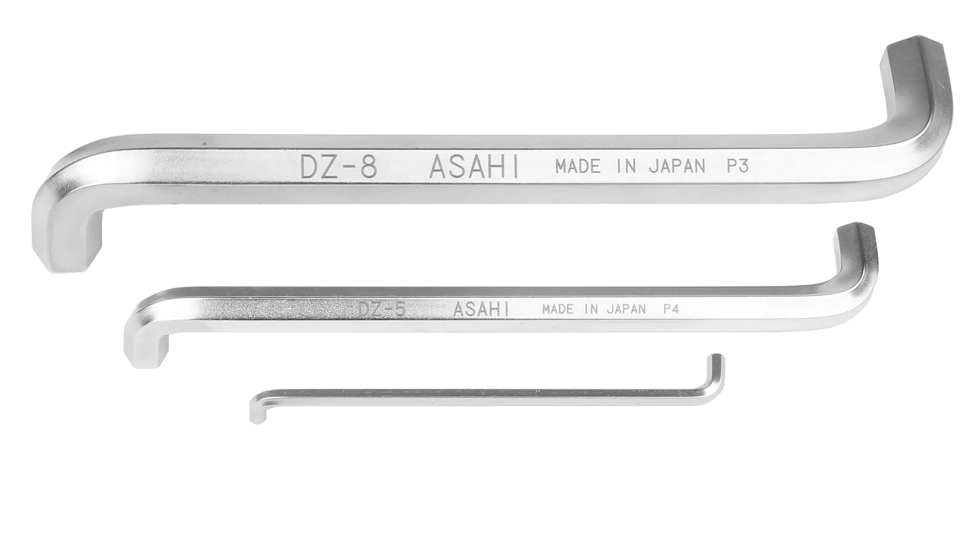 ASAHI clé coudée courte avec deux branches extra courtes