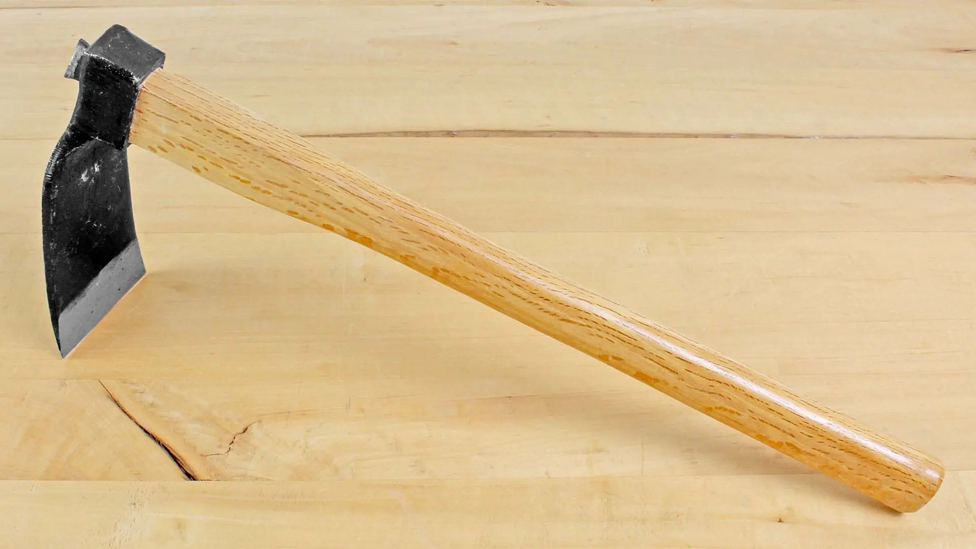 Petite Houe Japonaise (Katate Kuwa) Taille de Lame 75 x 125 Longueur de Tête 165 mm Manche 390 mm TSUKURU