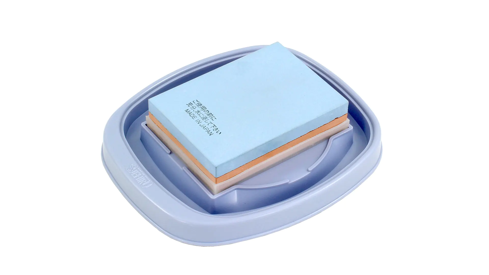 SUEHIRO SKG Pierre à Affuter Japonaise avec Support Grain de 280/1000 Taille 100x73x25 mm