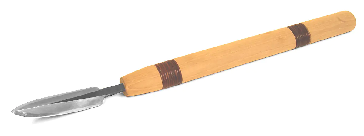 Yari-Ganna Lame en Acier Bleui Légèrement Incurvée 105 x 24 mm Longueur Totale 495 mm TASAI