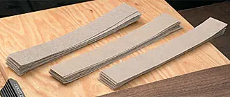 Bandes abrasives pour cale à poncer à main VERITAS