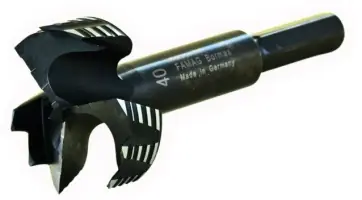 Bormax WS Foret trois lèvres, ensemble de 6 pièces dans une boîte en bois 15-20-25-30-35-40 mm 1620 FAMAG