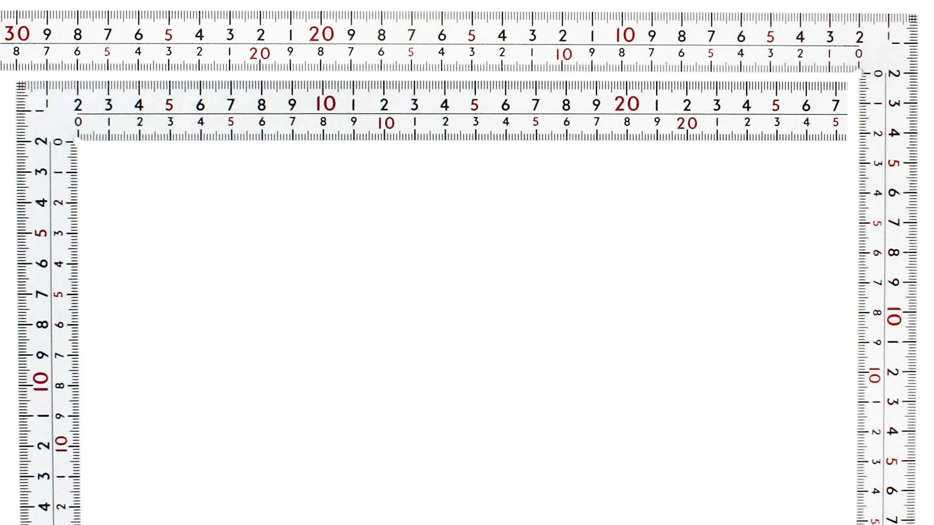 Équerre de charpentier japonaise fixe de SHINWA, revêtement en poudre blanc Équerre de charpentier japonaise fixe de SHINWA, revêtement en poudre blanc