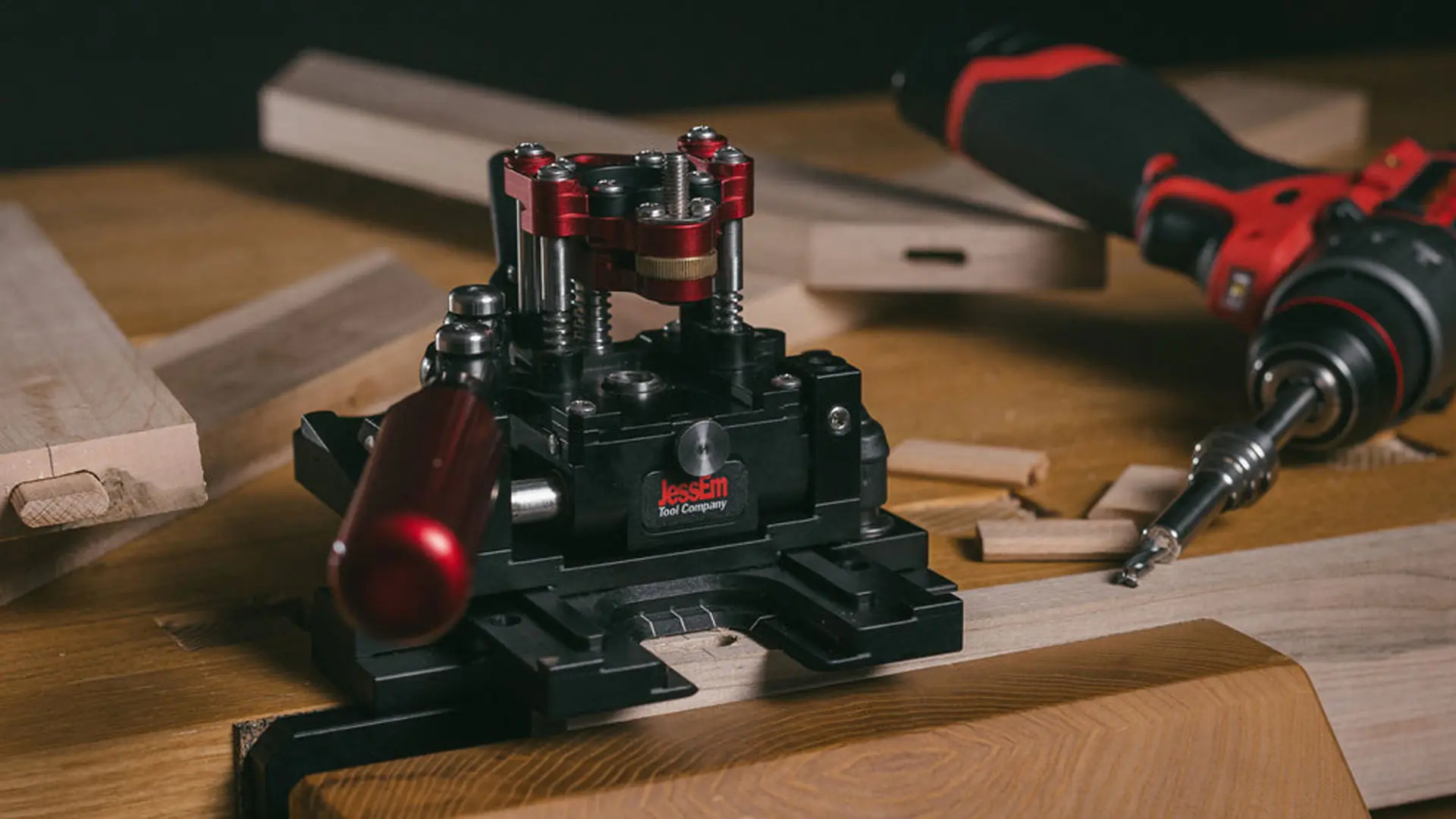 JessEm Pocket Mill Pro avec butée d'angle