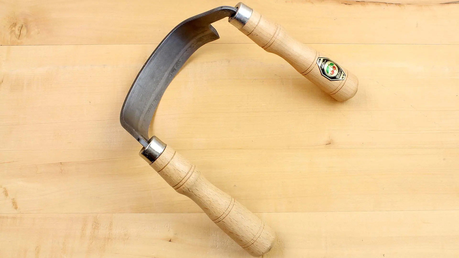 Couteau à Deux Manches Fût 170 mm Ouvert avec 2 Poignées TWO CHERRIES