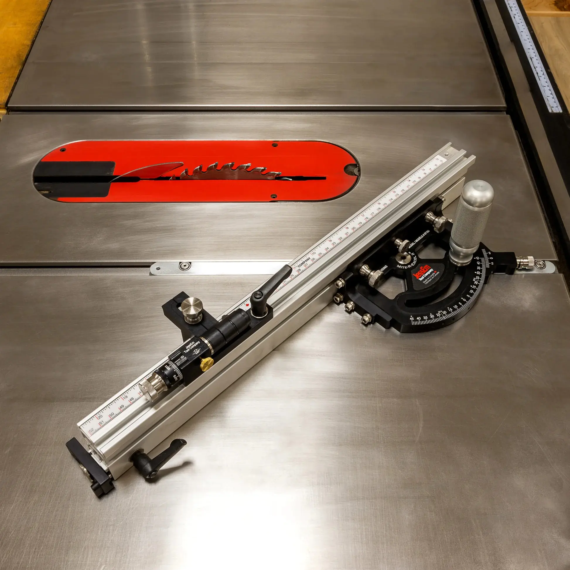 MITER EXCEL II Butée de coupe JESSEM avec réglage fin