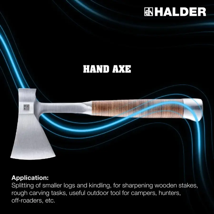 Hachette avec housse de protection en cuir