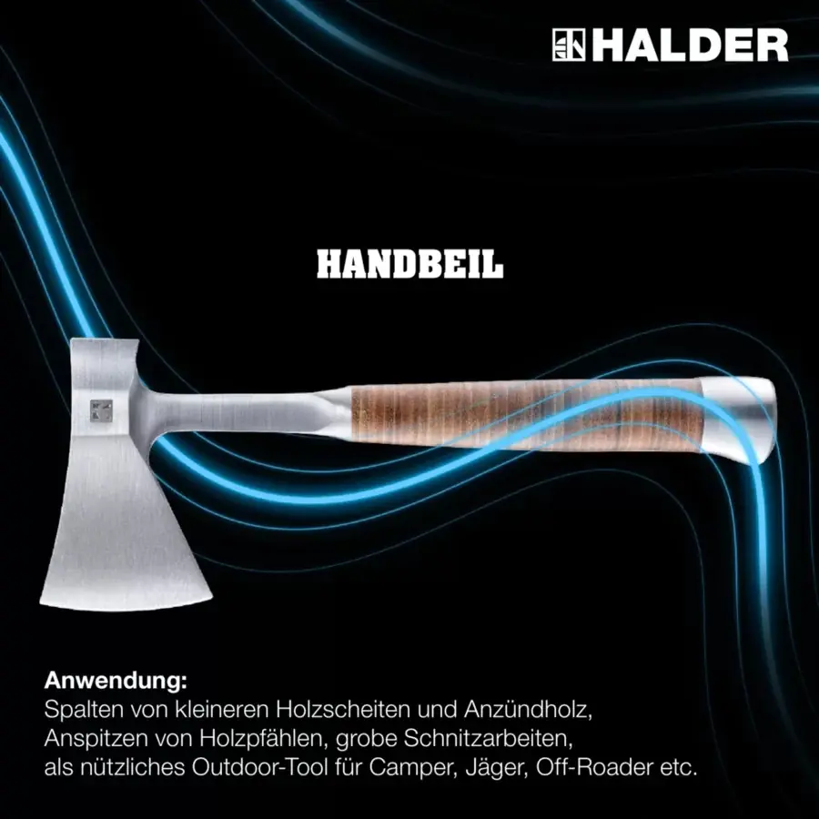 Hachette avec housse de protection en cuir