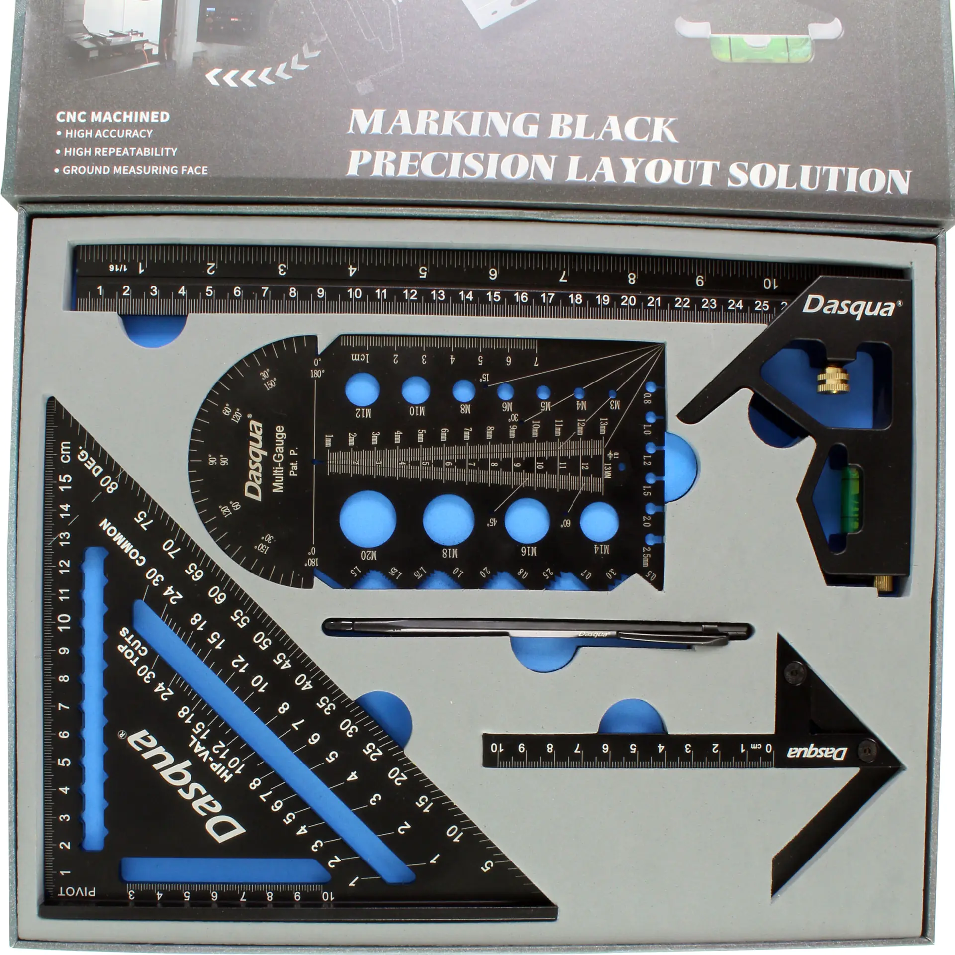 Jeu d'outils de mesure 5 pièces de DASQUA