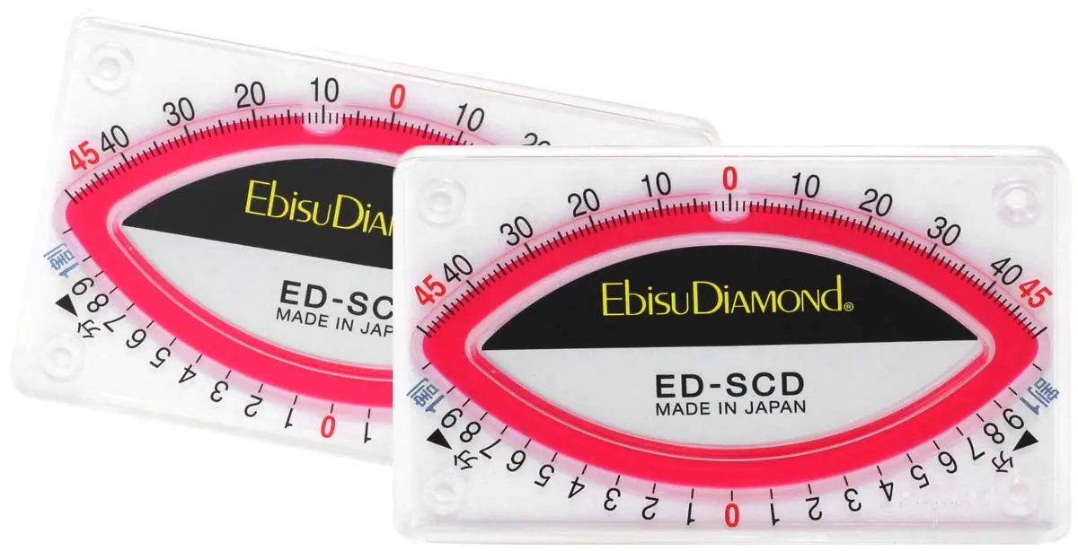 Niveau de Pente Carte Rouge 5.5x54x86mm EBISU DIAMOND