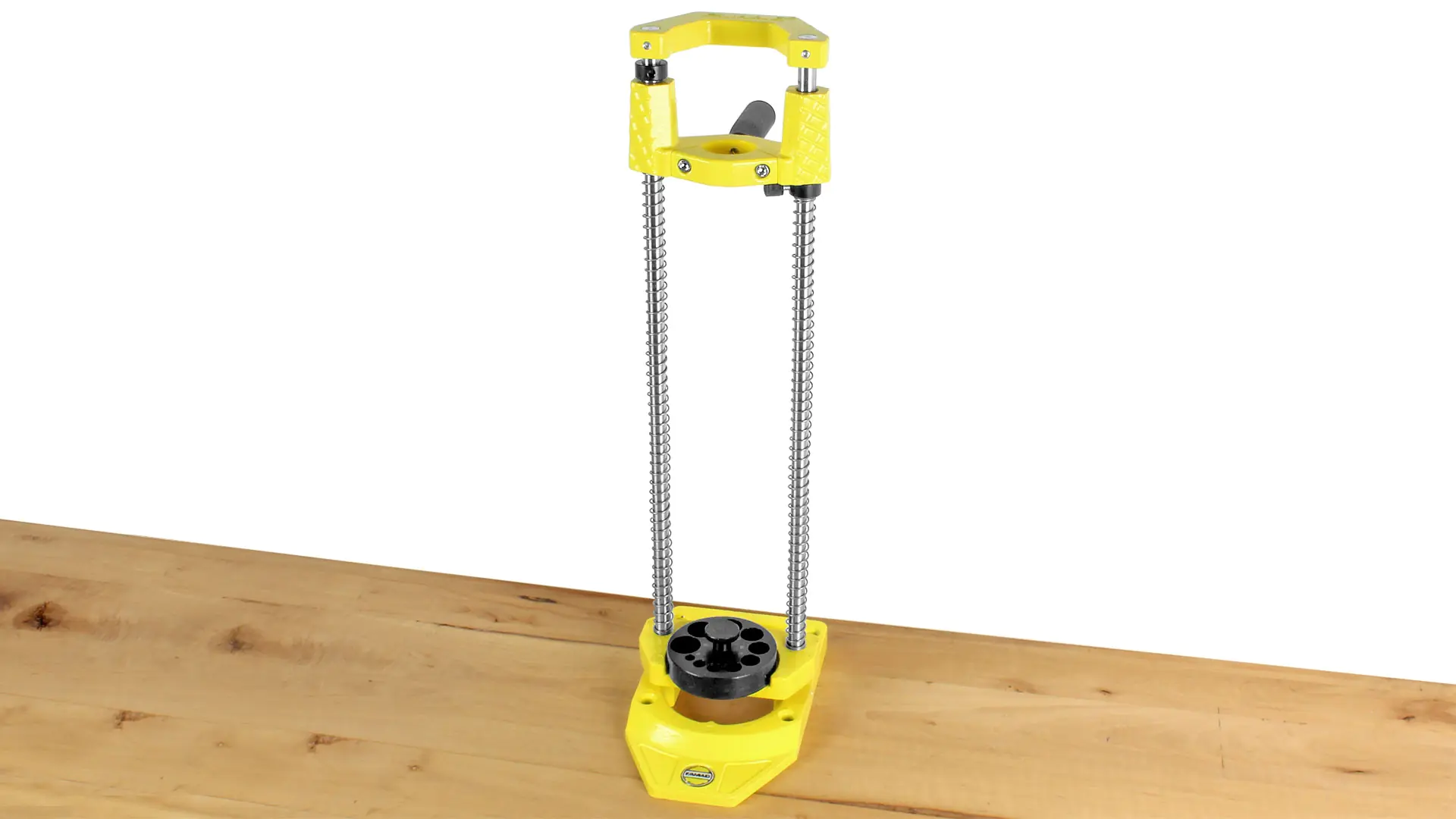 Support de Perçage Profondeur de Trou Max 310 mm avec Ressort de Rappel, Serre-Joints, Plaque de Guidage de Foret FAMAG Support de Perçage Profondeur de Trou Max 310 mm avec Ressort de Rappel, Serre-Joints, Plaque de Guidage de Foret FAMAG