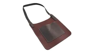 Protège-poitrine en cuir marron BEAVERCRAFT