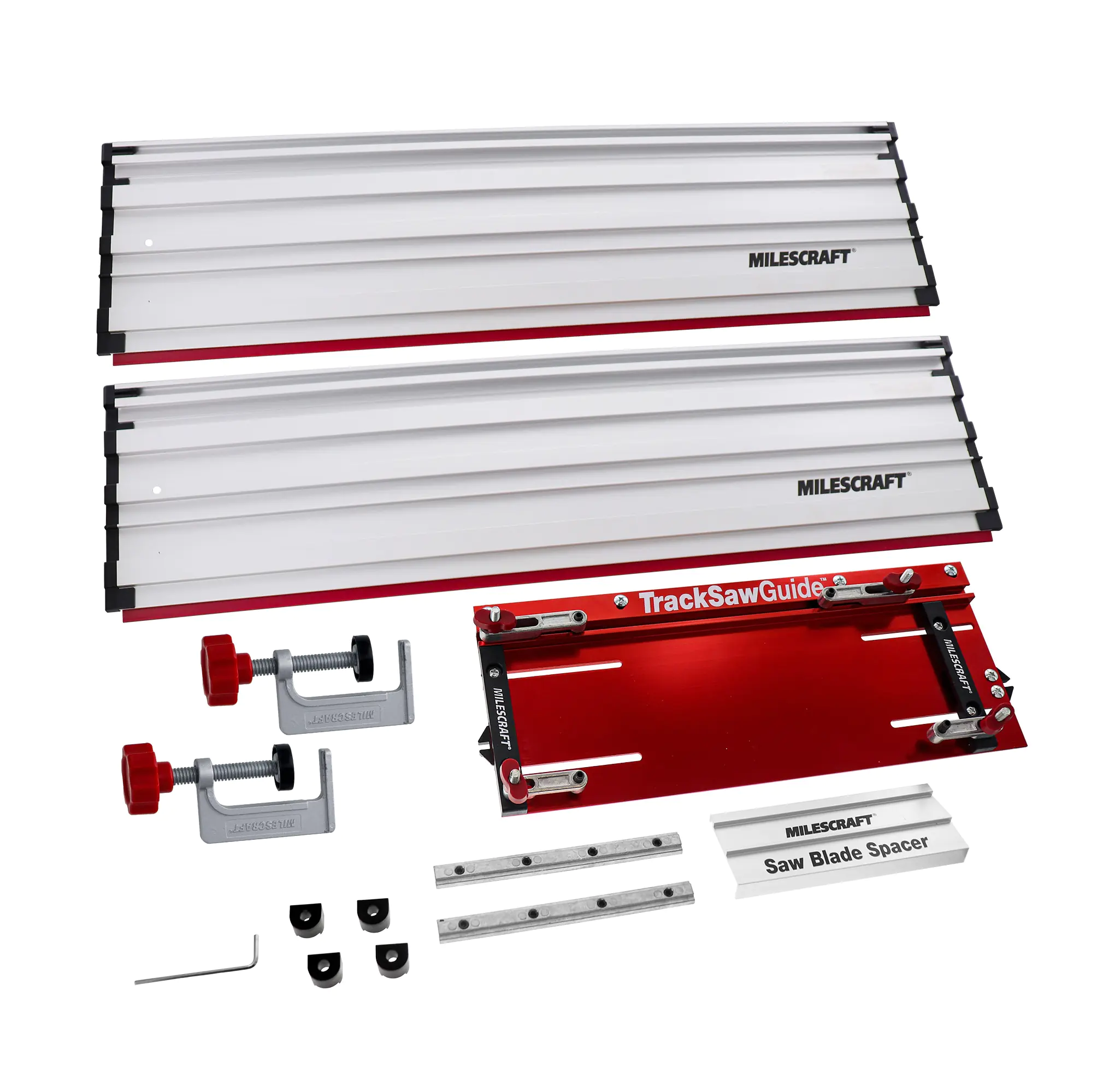 Système de rails de guidage pour scies circulaires "TrackSawGuide" MILESCRAFT