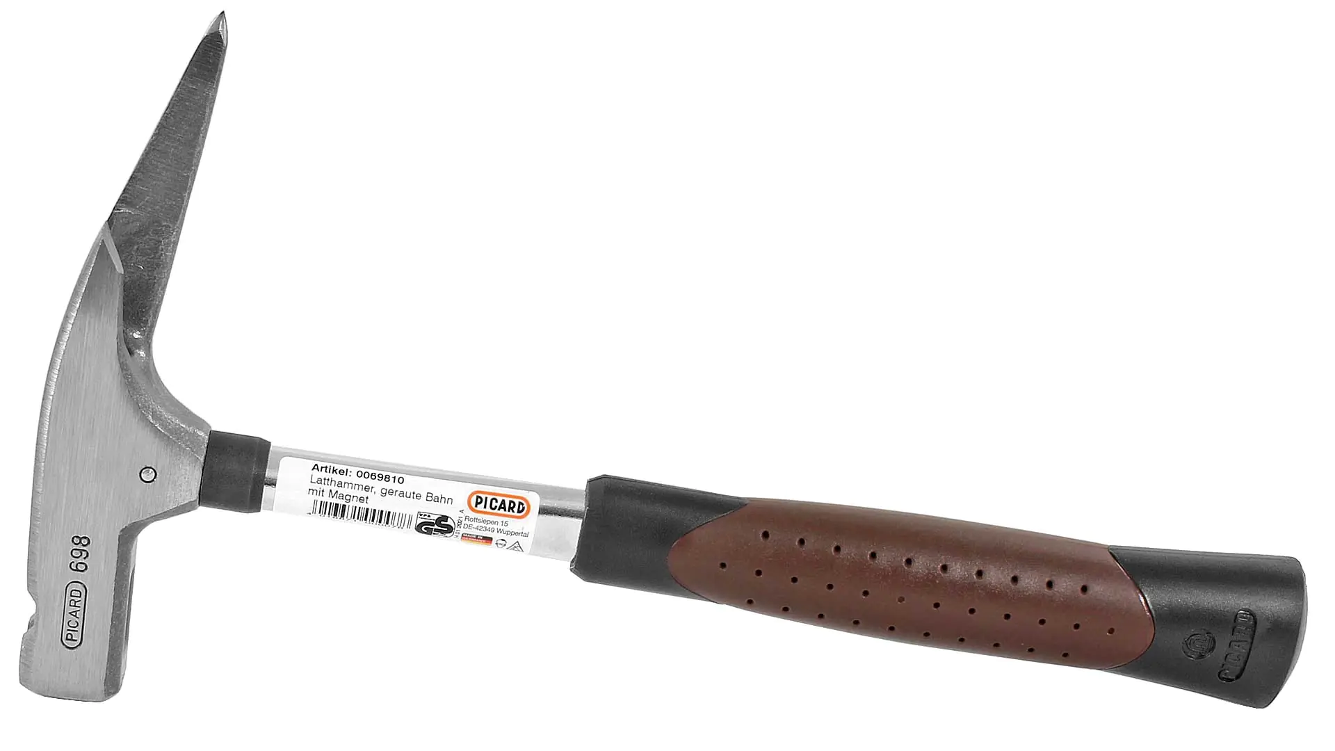 Marteau de Toiture avec Porte-Clou Magnétique, Boulon en Acier 600 g et Face Quadrillée PICARD