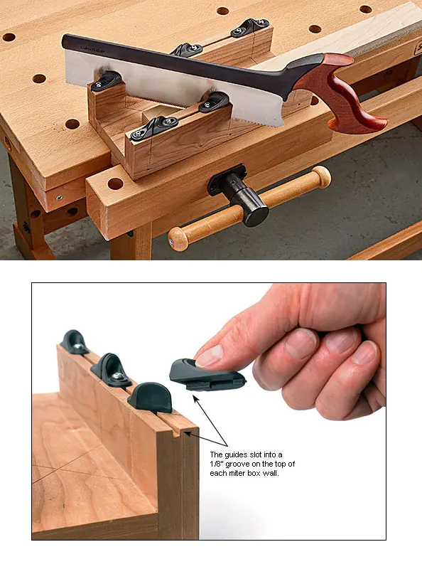 Jeu de 3 Boîtes de Guidage à Onglets VERITAS