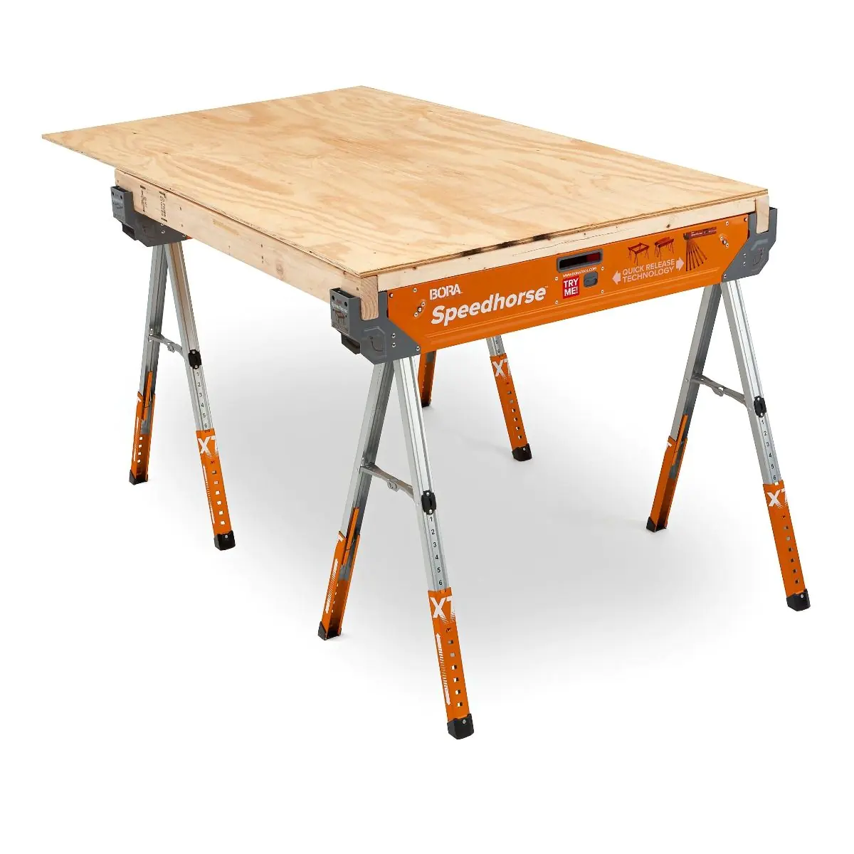 Set de 2 Chevalets de travail réglable « Speedhorse XT » PM-4550 BORA Set de 2 Chevalets de travail réglable « Speedhorse XT » PM-4550 BORA