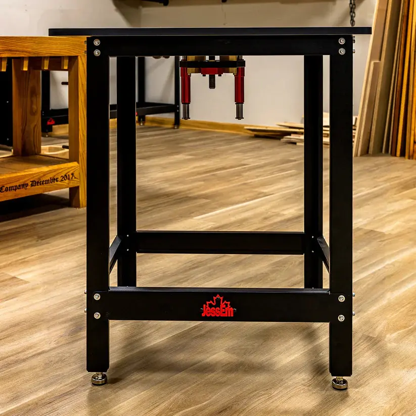 Piètement de table de fraisage en acier JESSEM Piètement de table de fraisage en acier JESSEM