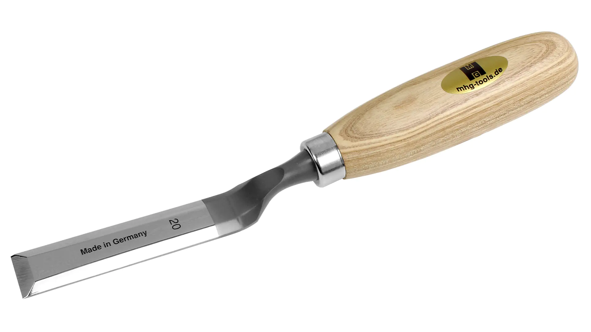 Ciseau à Bois Coudé avec Manche Rond 10 mm MHG Ciseau à Bois Coudé avec Manche Rond 10 mm MHG