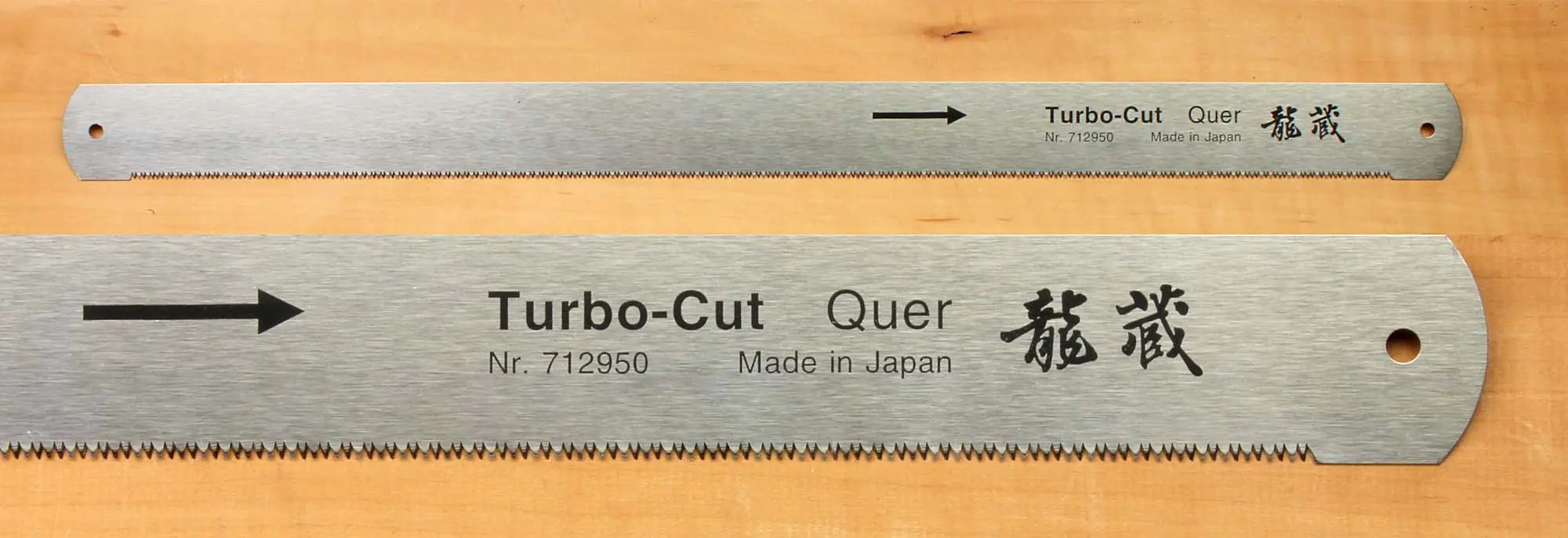 Lame de scie japonaise, coupe transversale 600 mm, pour scies à cadre