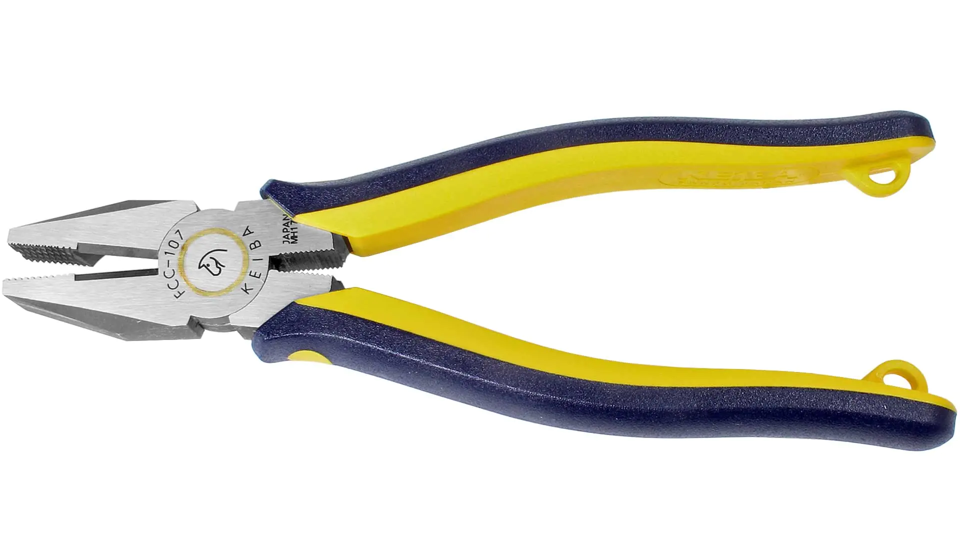 Pince Combinée Puissante Manche Bi-Matière Longueur Totale 189 mm Série Haute Qualité KEIBA