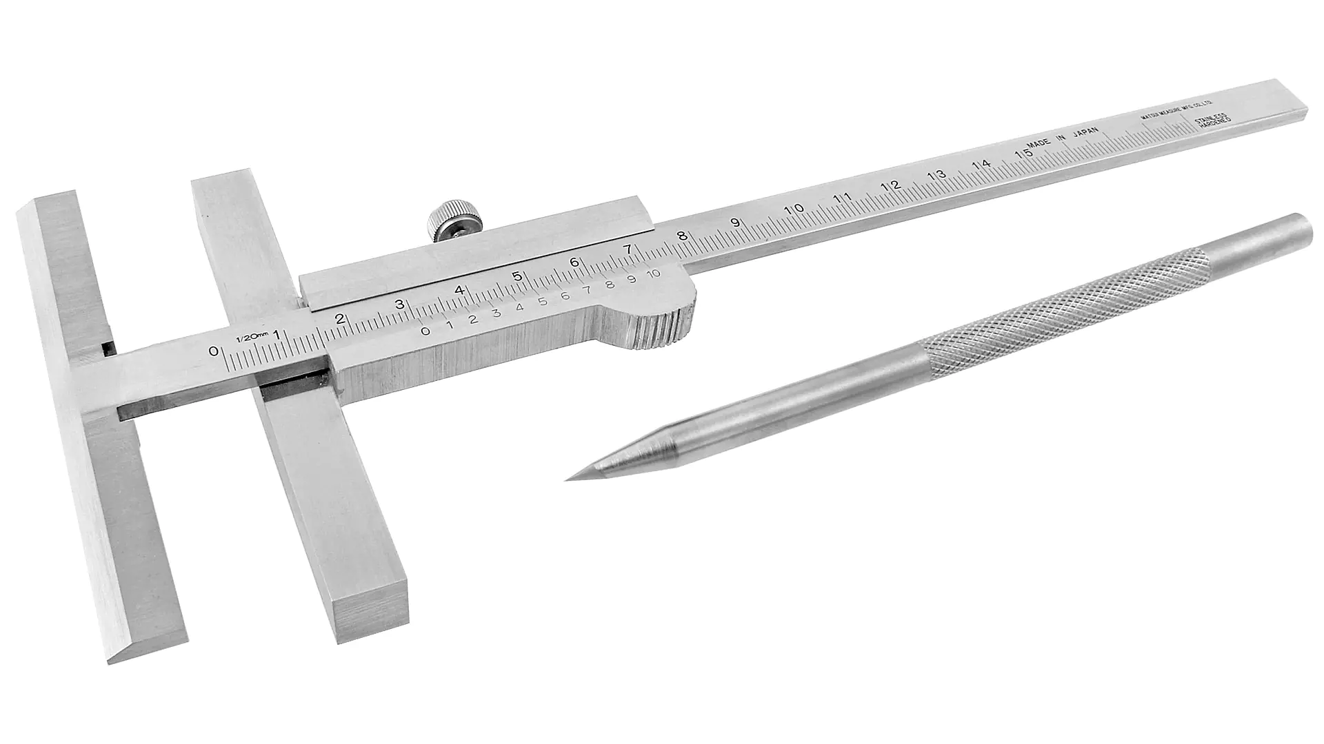 Jauge de Traçage Profondeur de Mesure 150 mm Longueur de la Barre de Référence 93 mm Profondeur de la Barre 11 mm MATSUI Jauge de Traçage Profondeur de Mesure 150 mm Longueur de la Barre de Référence 93 mm Profondeur de la Barre 11 mm MATSUI