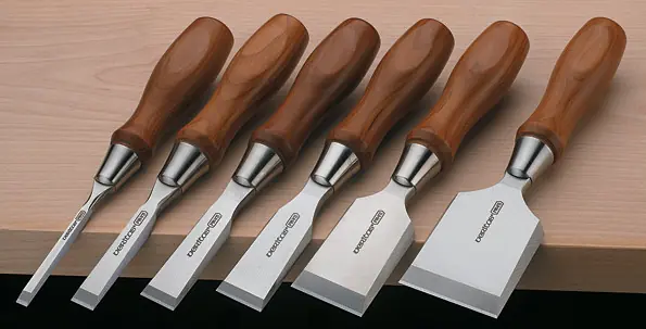 Veritas ciseaux courts (Butt Chisels) en acier PM-V11