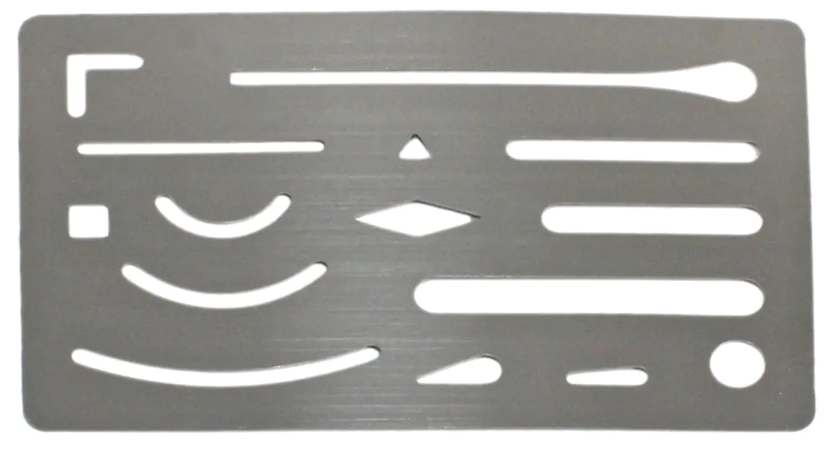 Protection de Gommage en Acier Inoxydable SHINWA